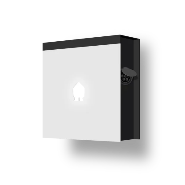 Vorderansicht Smappee EV Wall weiß 22kW