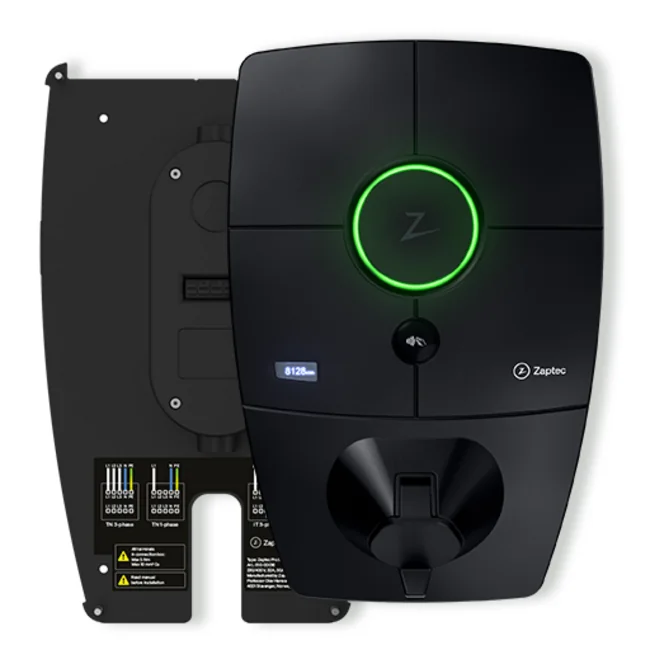 Zaptec Pro 22 kW mit MID Zähler Wallbox - Produktfoto