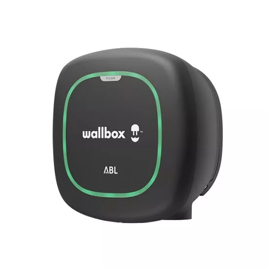Seitenansicht ABL Pulsar Wallbox schwarz matt