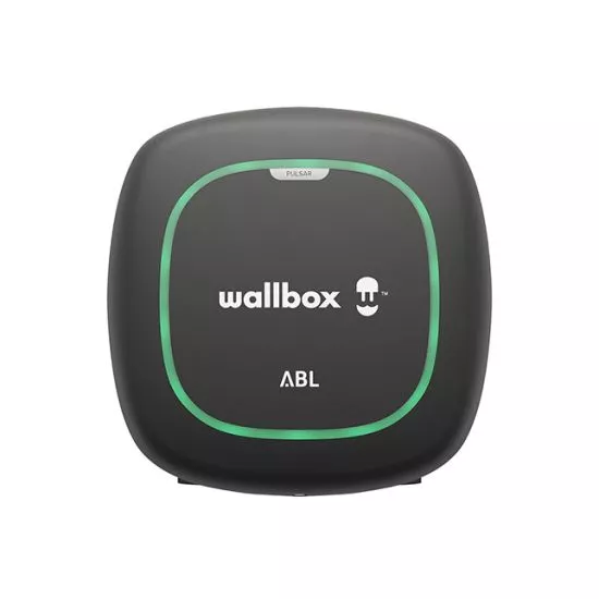 Vorderansicht ABL Pulsar Wallbox schwarz