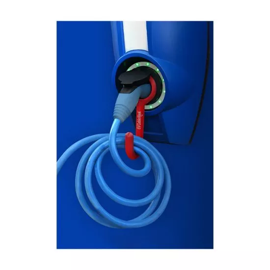Vorderansicht schwarzer EVCableHook Halter