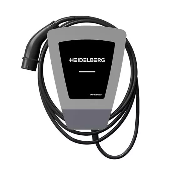 Vorderansicht Heidelberg Wallbox schwarz
