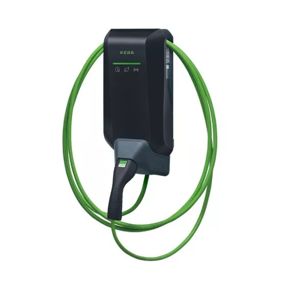 Seitenansicht KEBA KeContact P40 Pro schwarz