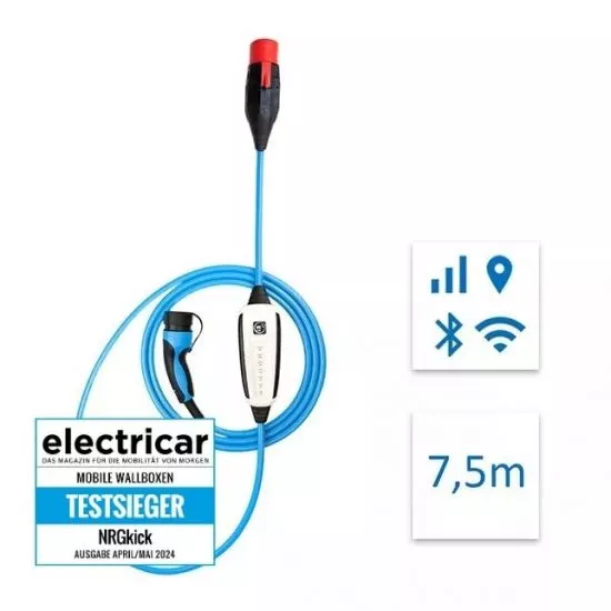 NRGkick 22 kW mobile Wallbox 7,5m GSM & GPS