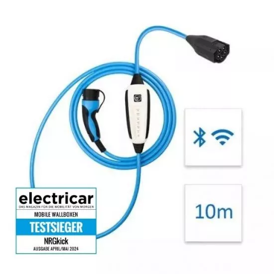 NRGkick 22 kW mobile Ladestation mit 10m Kabel