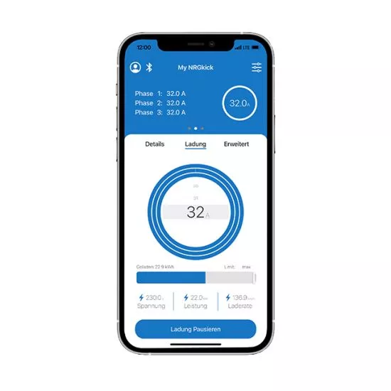 Vorderansicht NRGkick 10m mobile Wallbox