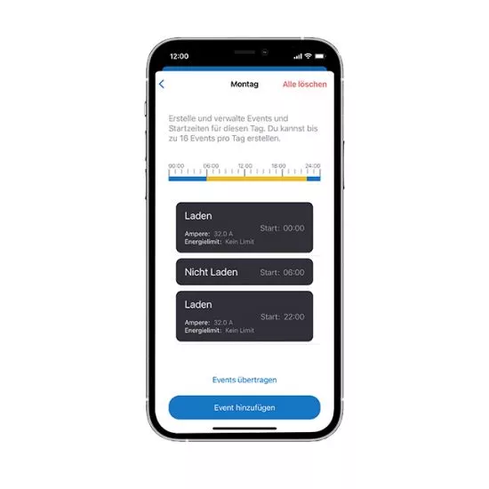 Lange 10m NRGkick mobile Wallbox für PV