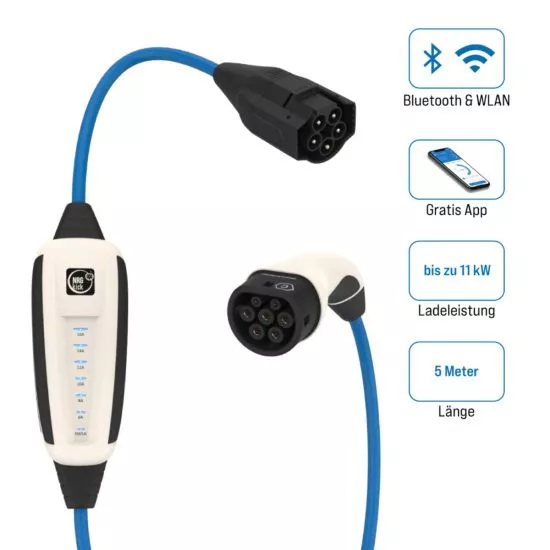 NRGkick 11 kW mobile Ladestation inklusive 5m