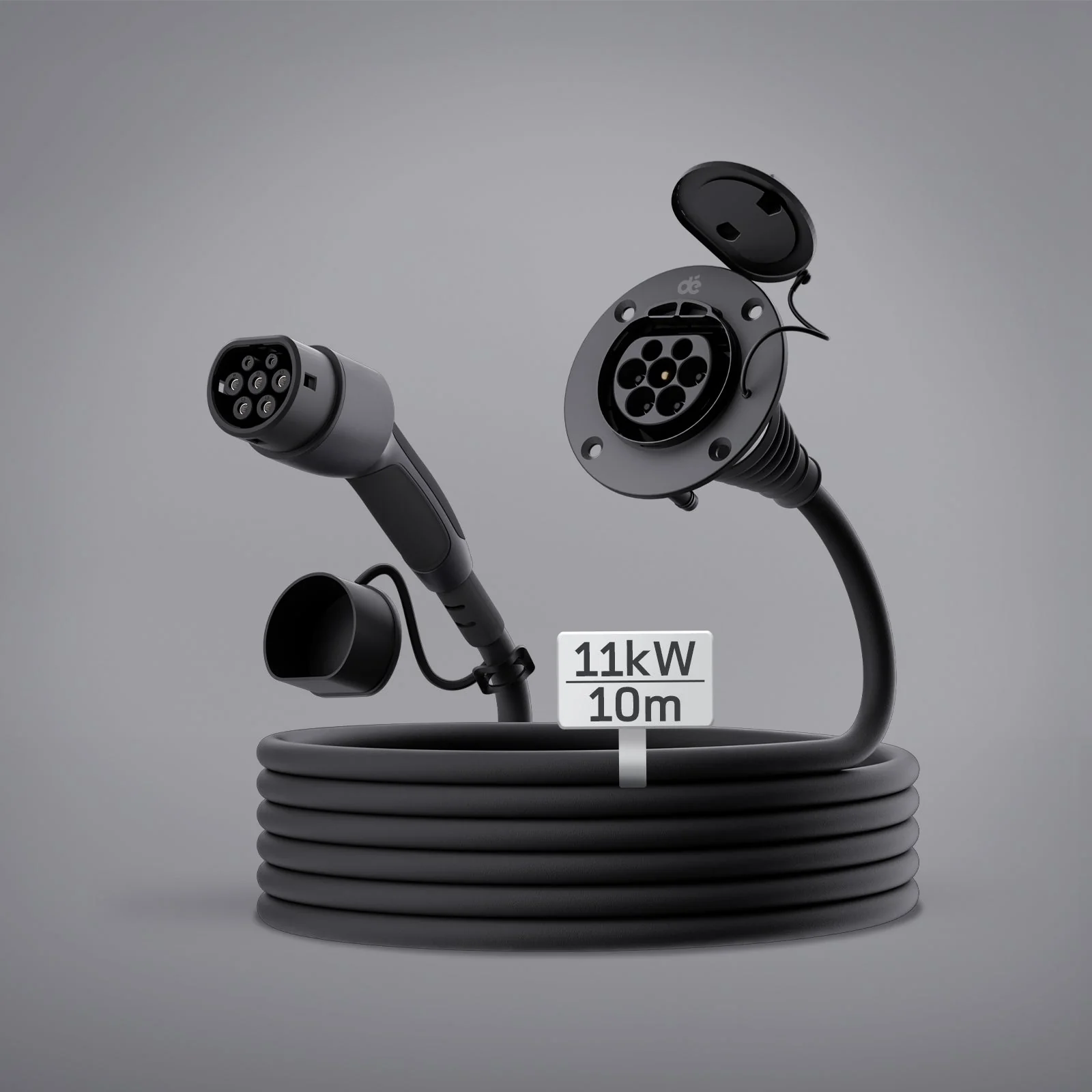 10m E-Auto Ladekabel Verlängerung Typ 2