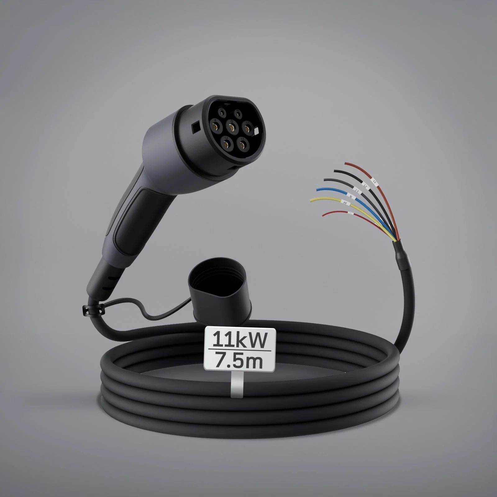 Wallbox Ladekabel 7.5m offenes Ende 11 kW