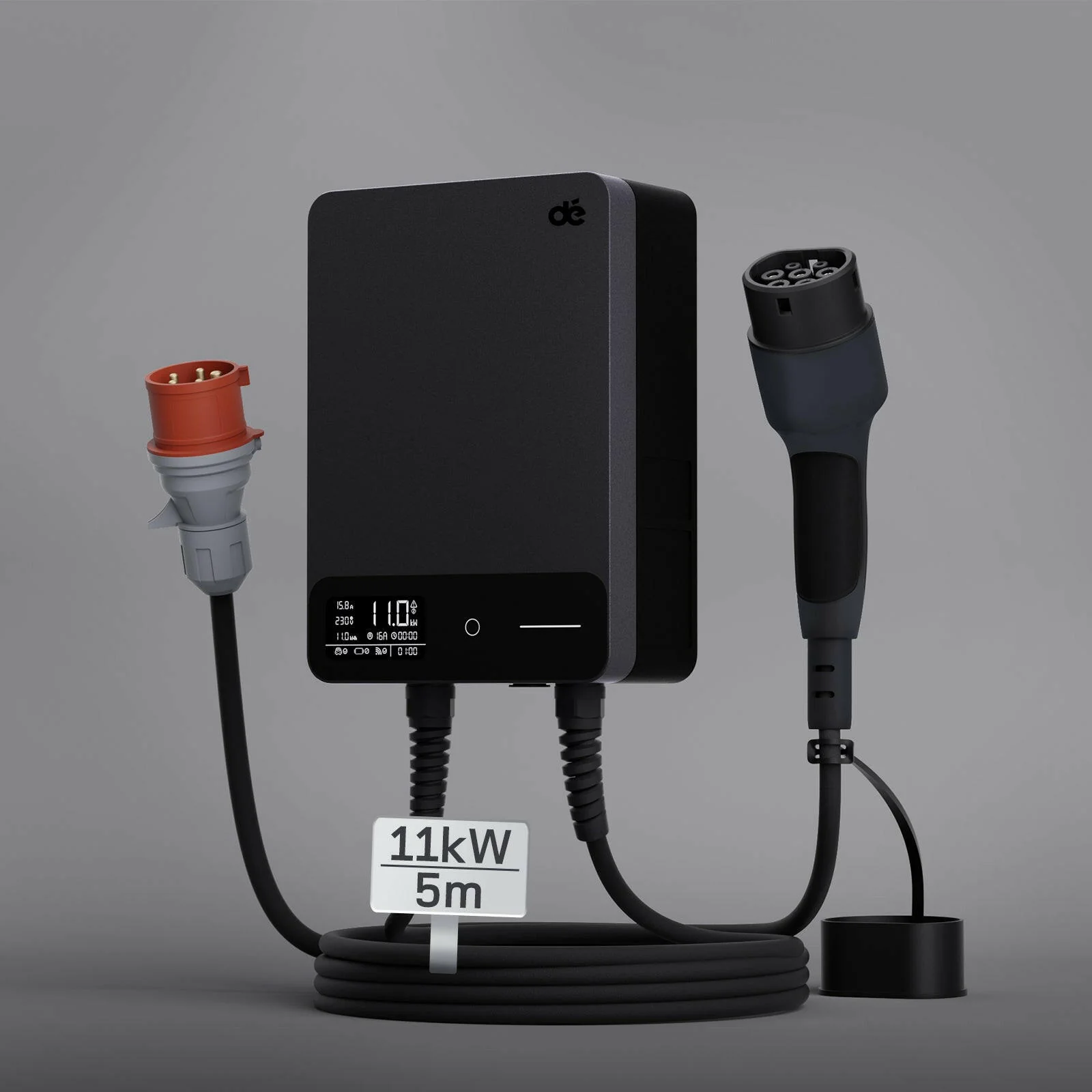dé 11 kW Wallbox mit 5m Ladekabel