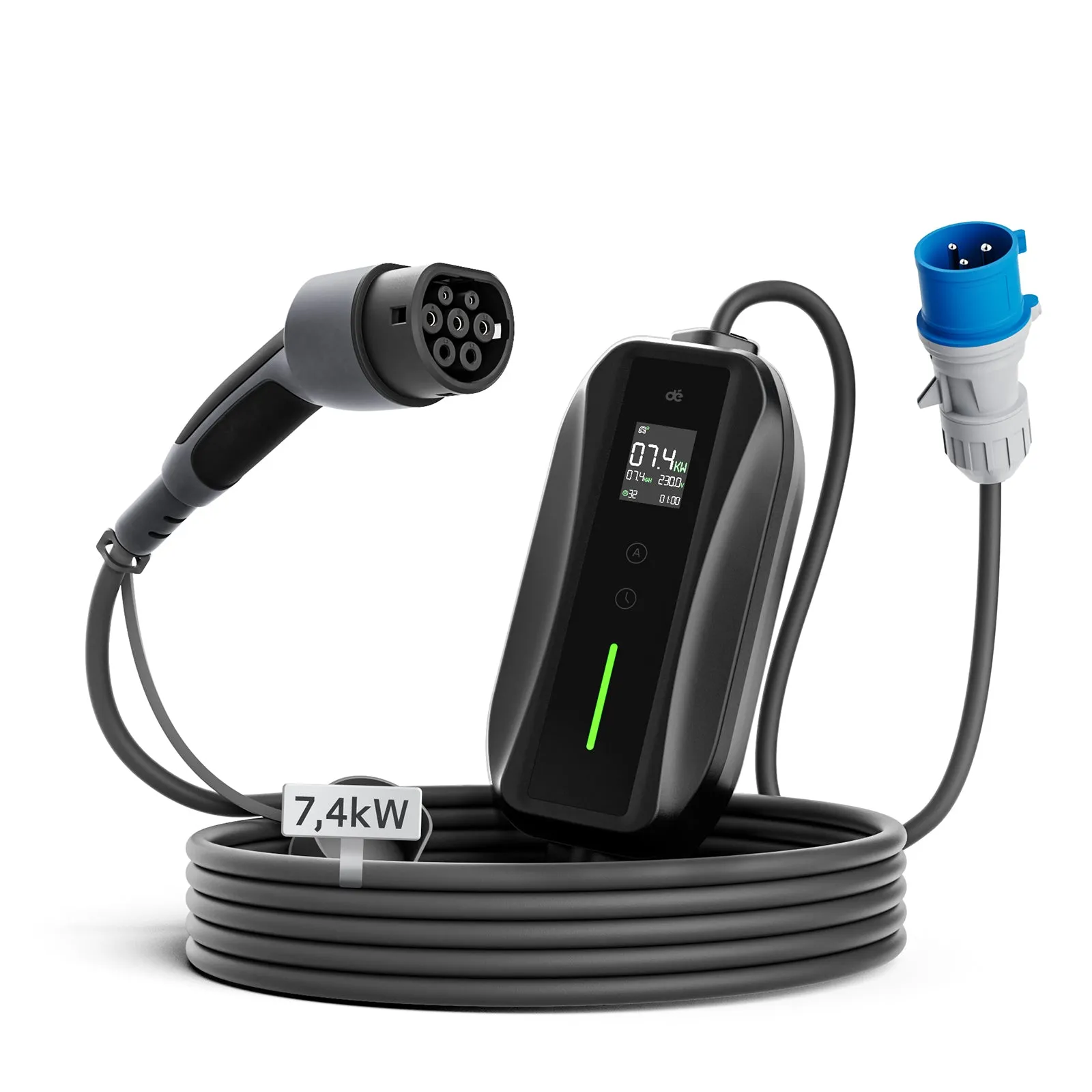 dé Ladekabel Typ 2 CEE 7,4kW T1 - Produktfoto
