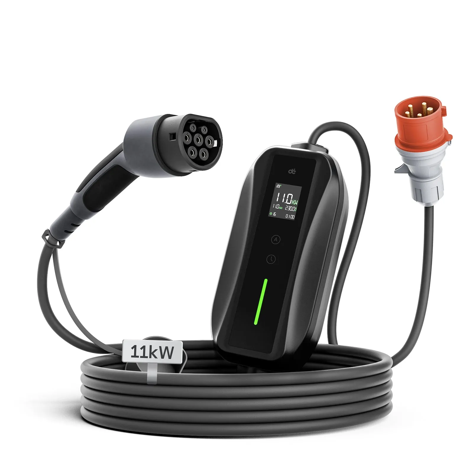 dé Mobile Ladestation 11 kW Typ 2 CEE 16A mit App – 15 Meter