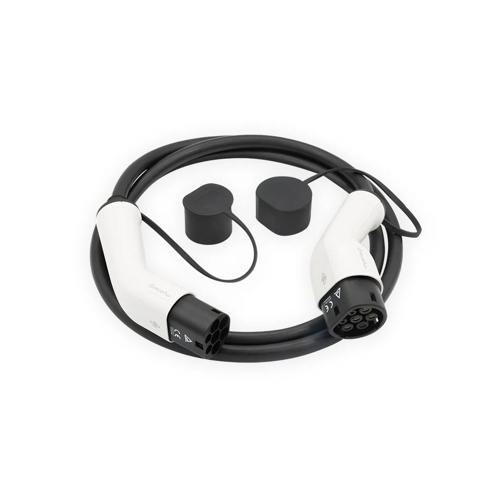 Myenergi Typ 2 bis Typ 2 - 22 kW - 3 Phasen 32A - Ladekabel – 3 Meter