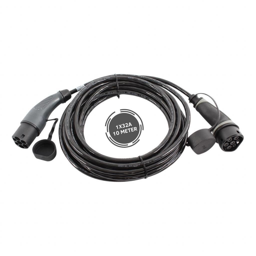 Ratio Basic Line Typ 2 bis Typ 2 - 7.4 kW - 1 Phase 32A - Ladekabel – 10 Meter